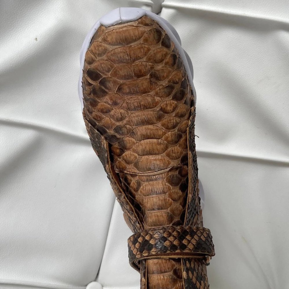 Python Snakeskin High Top Sneakers - Picture 6 of 13